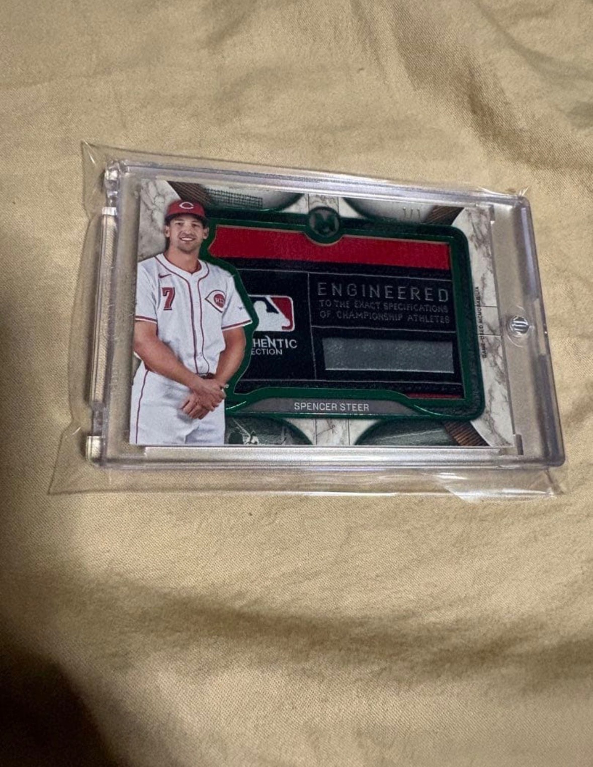 2025 topps museum spencer steer 1/1