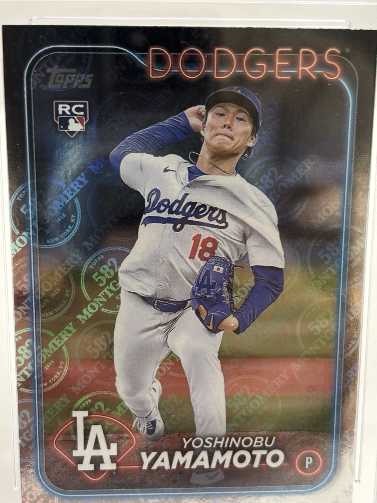 2024 Topps #553 Yoshinobu Yamamoto RC 582 Montgomery Club CGC 10 PRISTINE