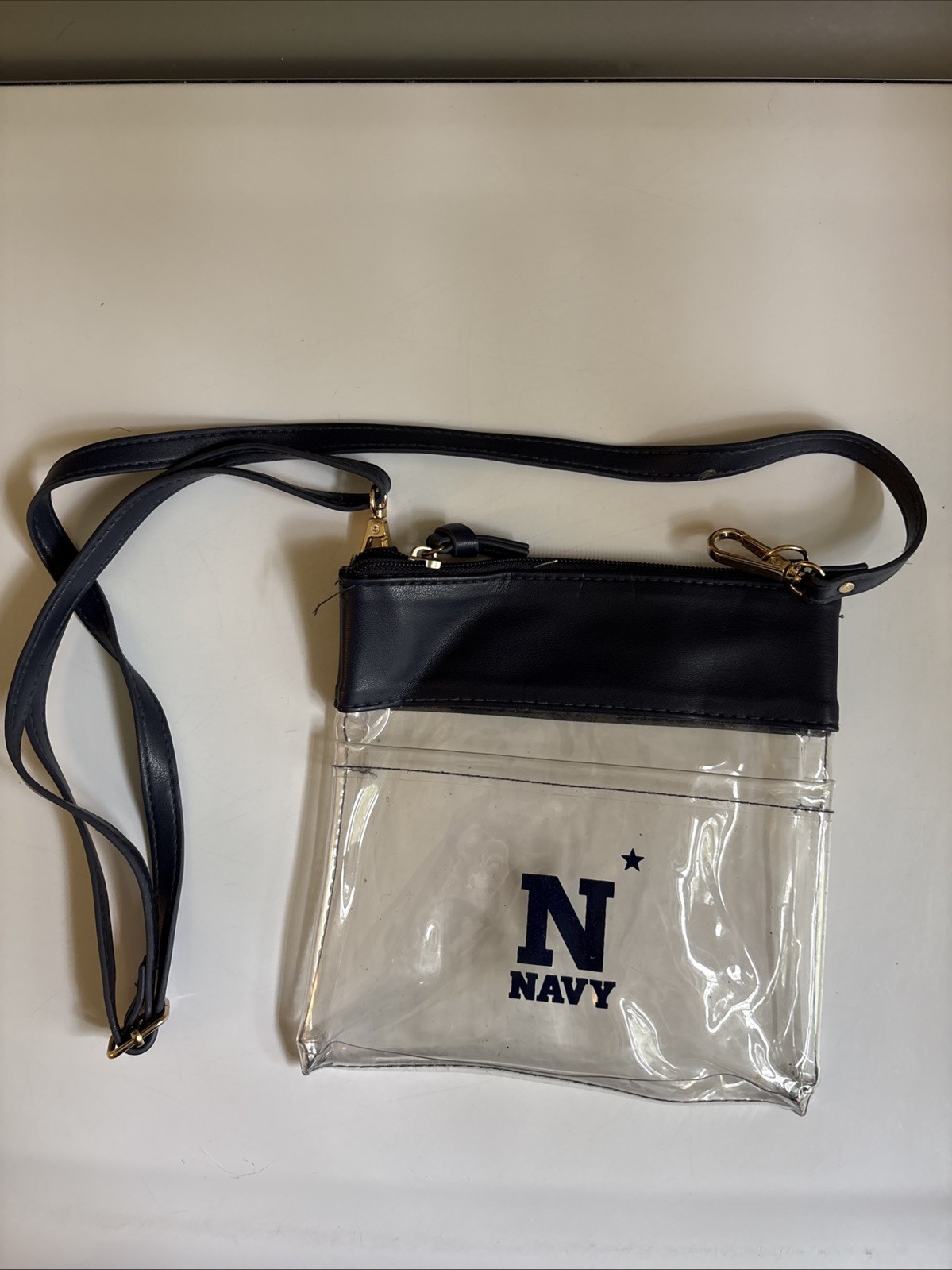 Naval Academy Crossbody Bag Navy Midshipmen Clear Transparent Football Stadium