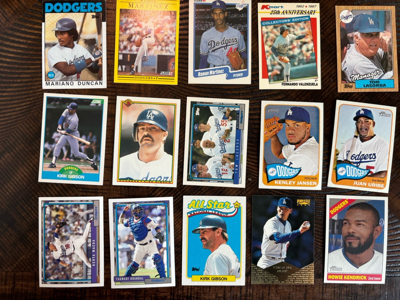 Lot Of 3200 Los Angeles Dodgers Orel Hershiser Fernando Valenzuela Gibson Garvey
