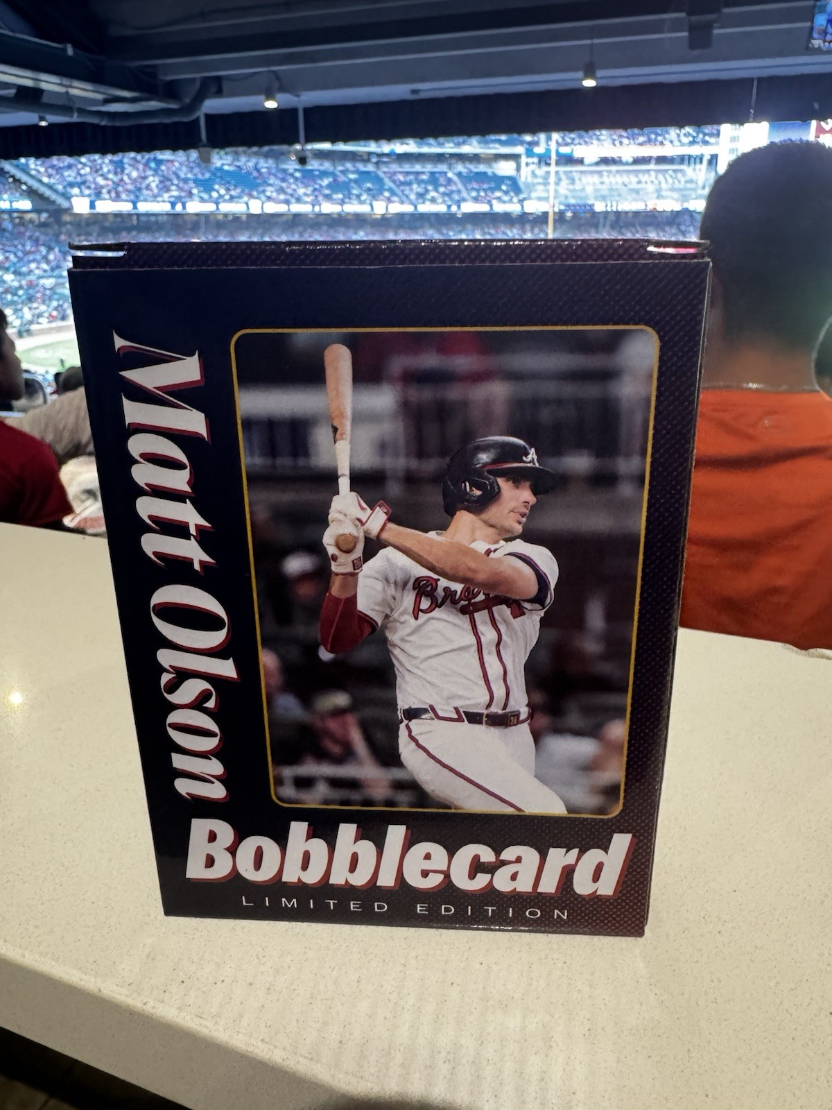 Matt Olson Bobblecard Atlanta Braves Bobblehead SGA 7/6/26 Bobblehead In Hand