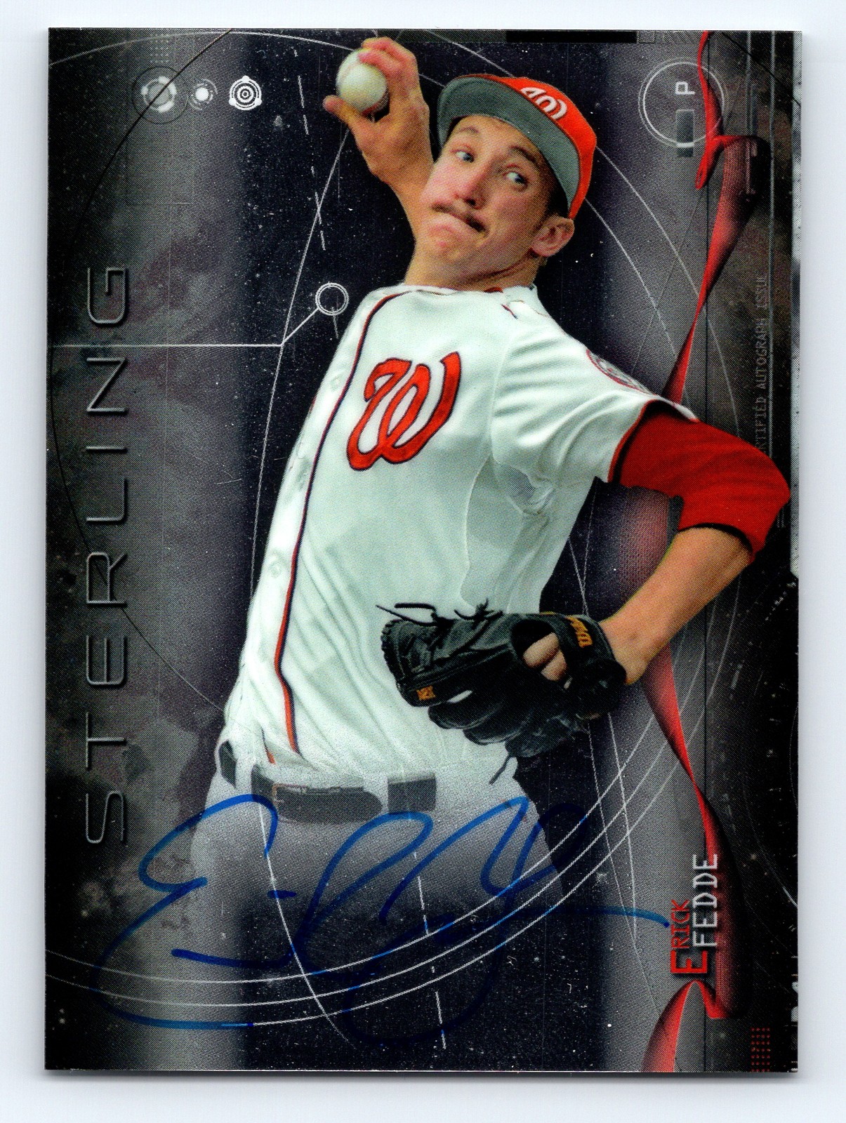 2014 Bowman Sterling Erick Fedde Washington Nationals Prospect Auto #BSPA-EF