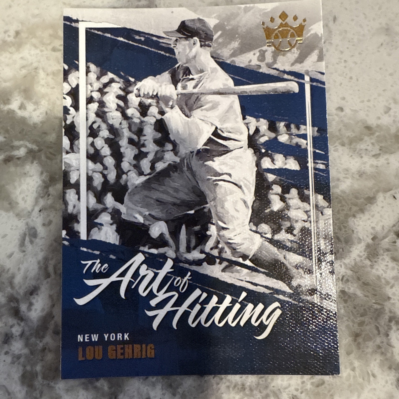 2022 Panini Diamond Kings – The Art of Hitting Lou Gehrig #AH-4