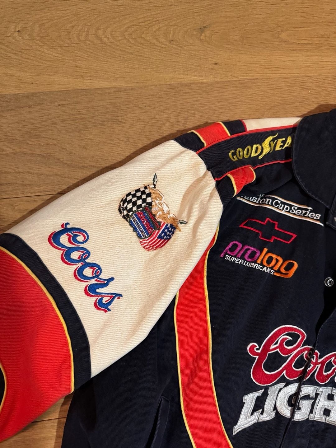 Vintage Jeff Hamilton Racing Collection Coors Light NASCAR Winston Cup Jacket