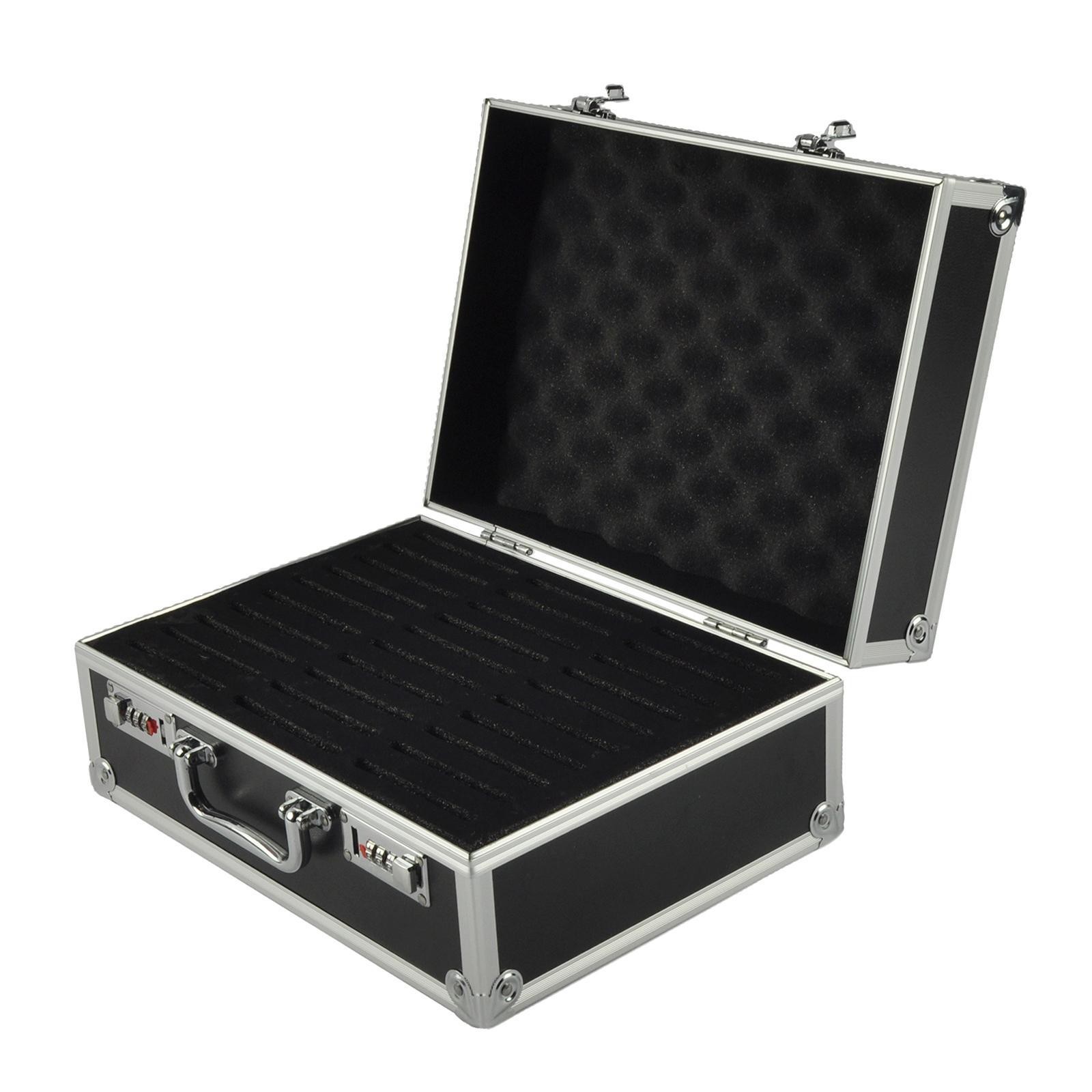 Graded Card Case, Trading Card Box with Combination Lock and Handle Slotted