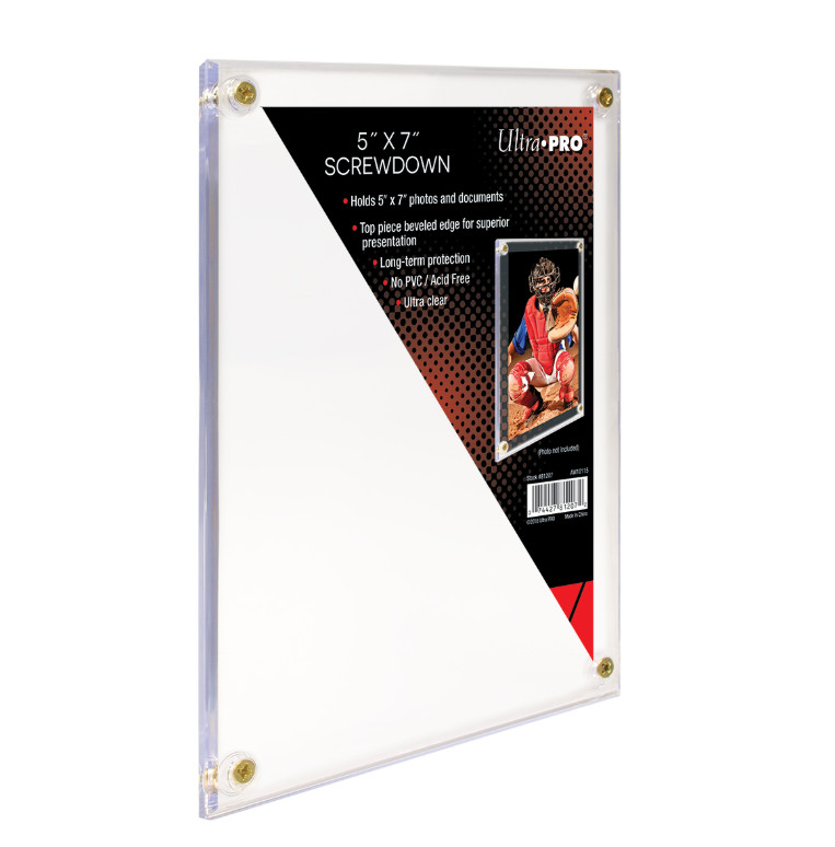 Ultra-Pro 5″ x 7″ Screwdown Holder Photo Picture Card Large Cards Postcards