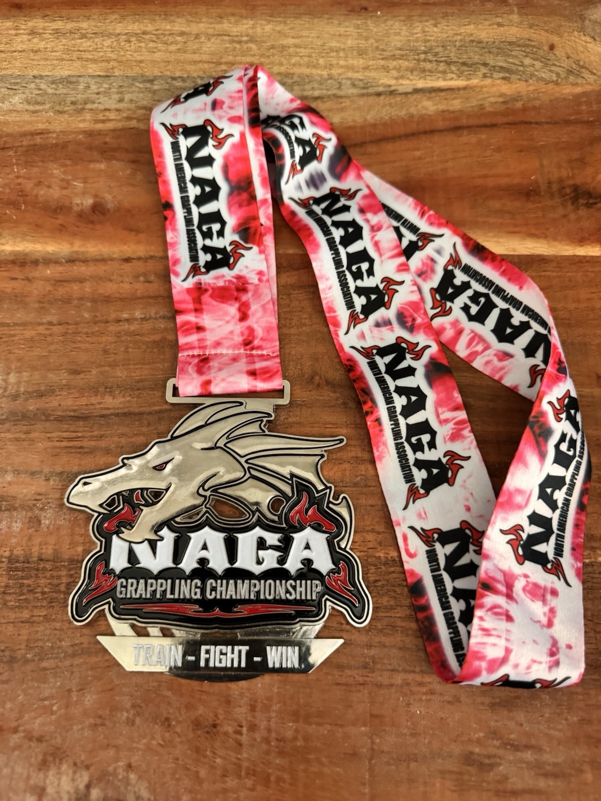 North America Grappling Association NAGA Combat Fighting Championship Medal