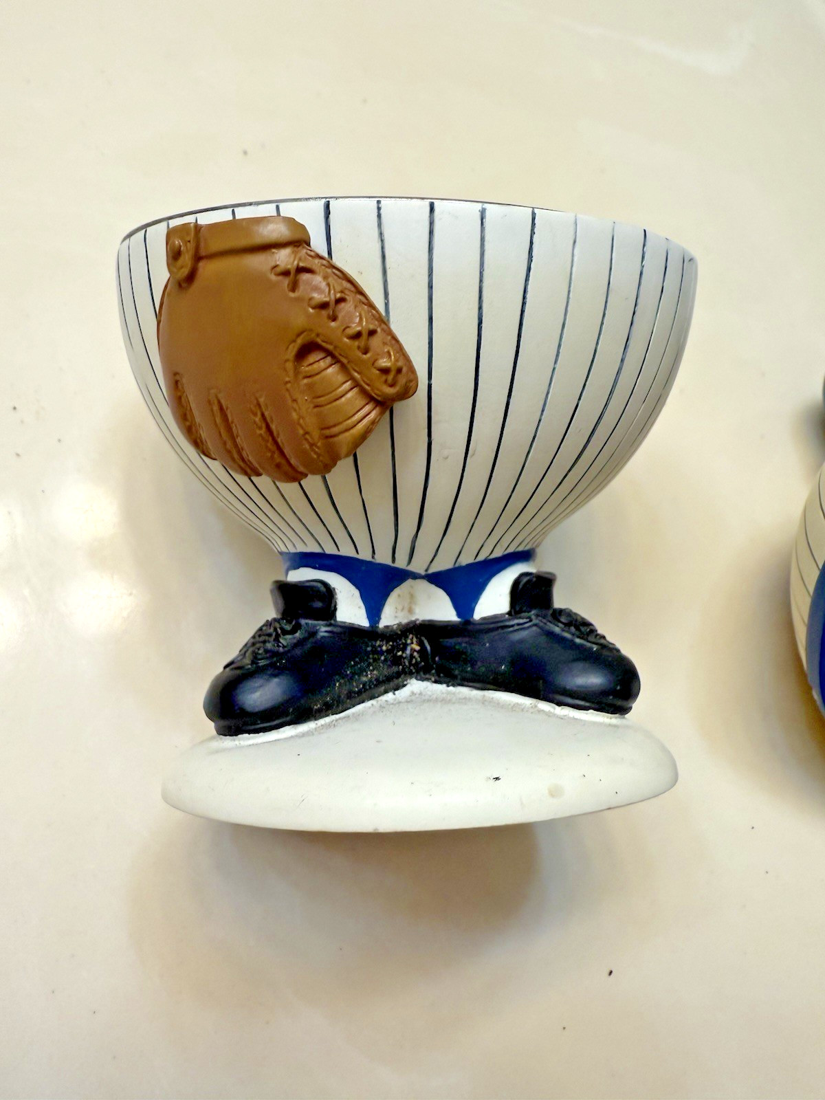Chicago Cubs Baseball Flip Top Candy Dish 2004 | Department 56 | No Box Hinge