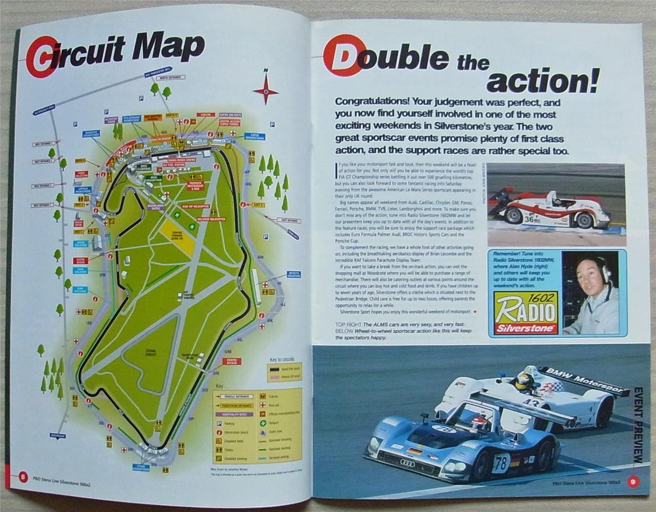 SILVERSTONE 12/14 May 2000 DAYS OF THUNDER ALMS & FIA GT A4 Official Programme