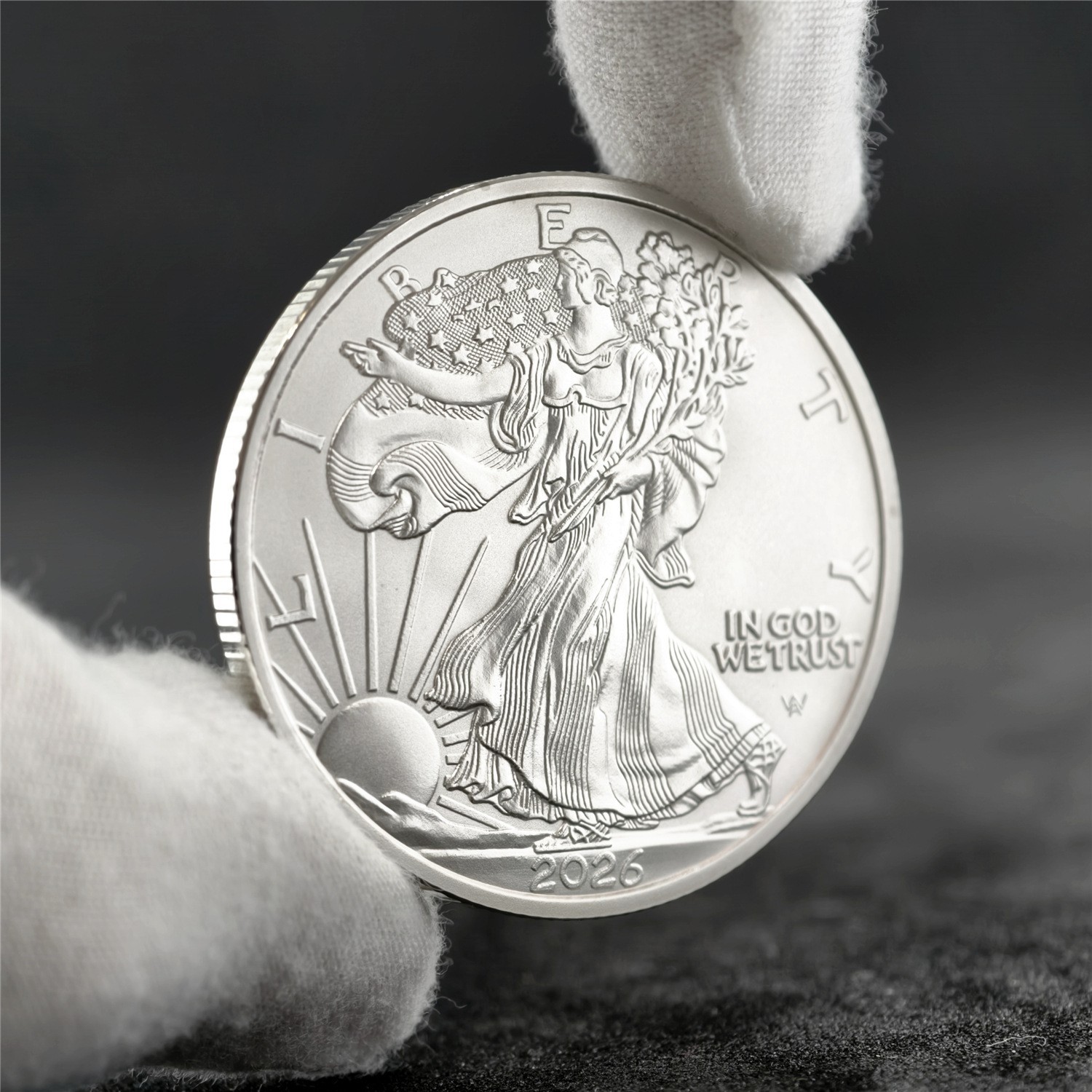 2026 Walking Liberty One D0lIar Siver Bullion Round