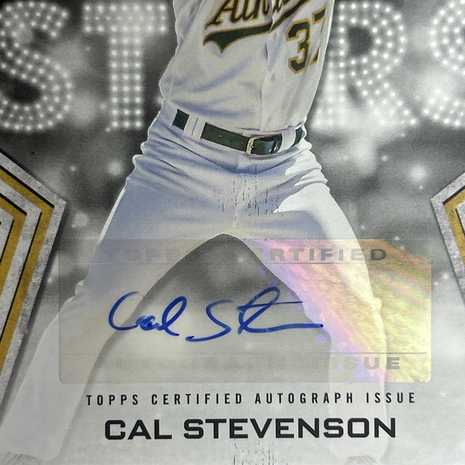 2023 Topps Series 1 Baseball Stars Autographs #BSA-CST Cal Stevenson RC