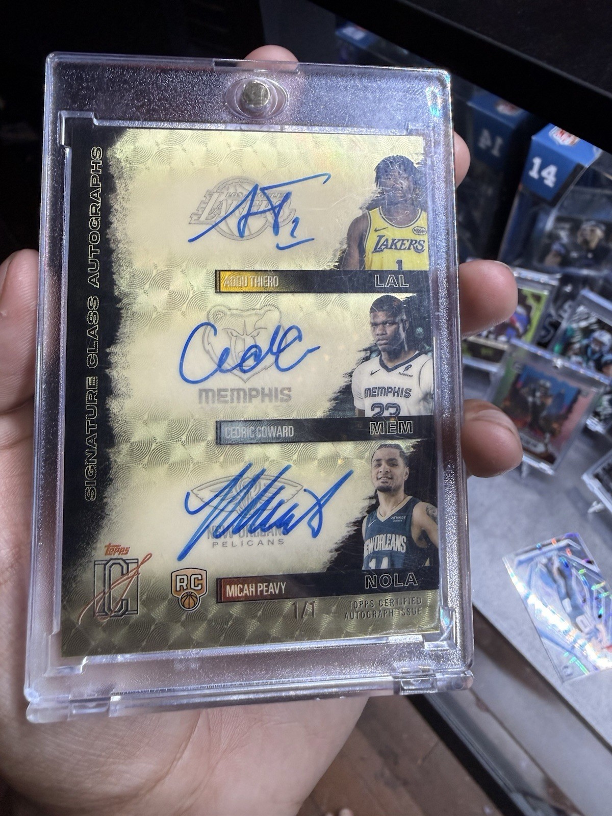 Topps 2026 Signature Class Basketball Superfractor 1/1 TA-ACM Triple Auto🔥