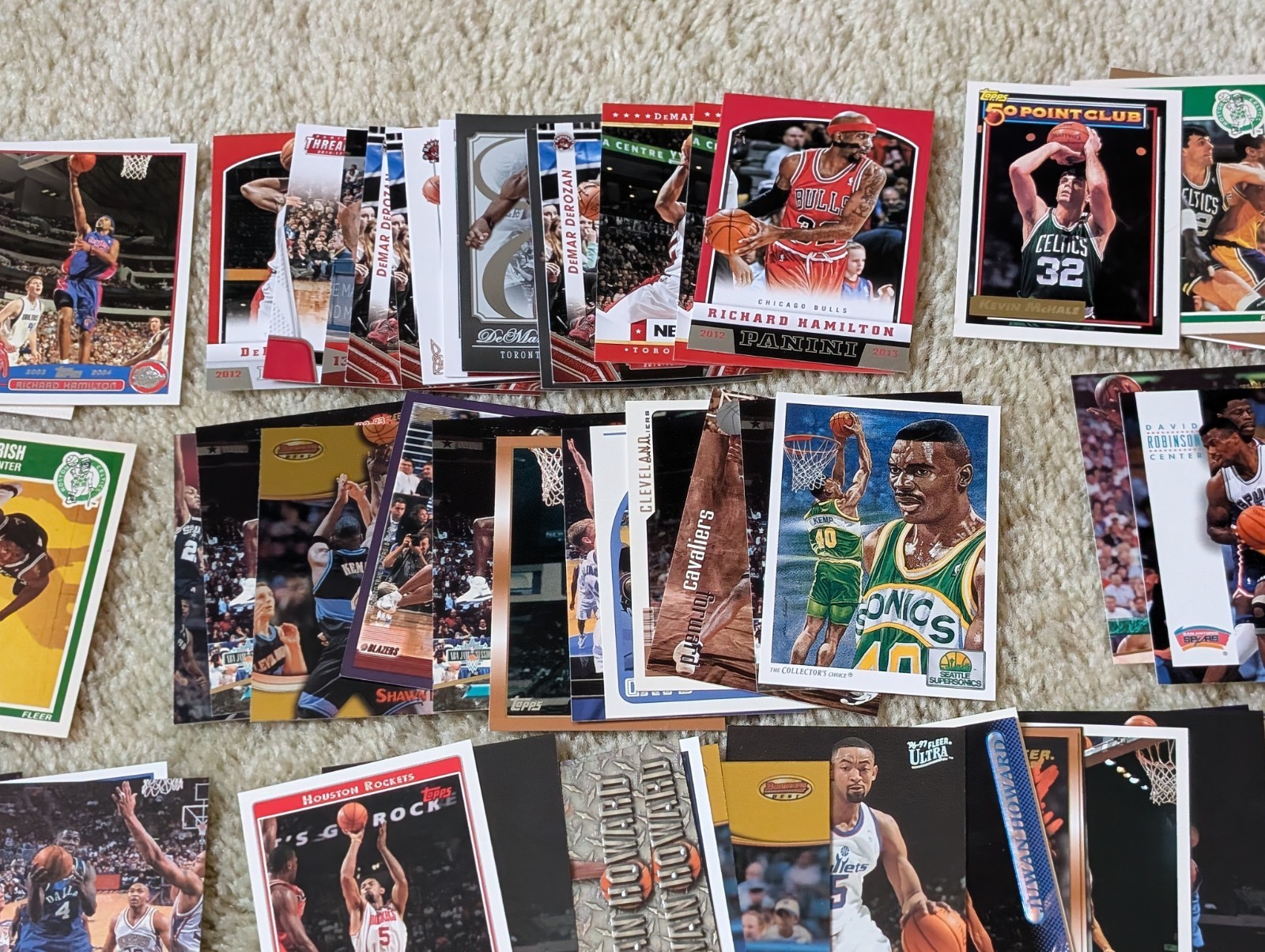 NBA Stars & HOF 450+ Card Lot- Topps Upper Deck Fleer Ultra Metal Great Mix 👀