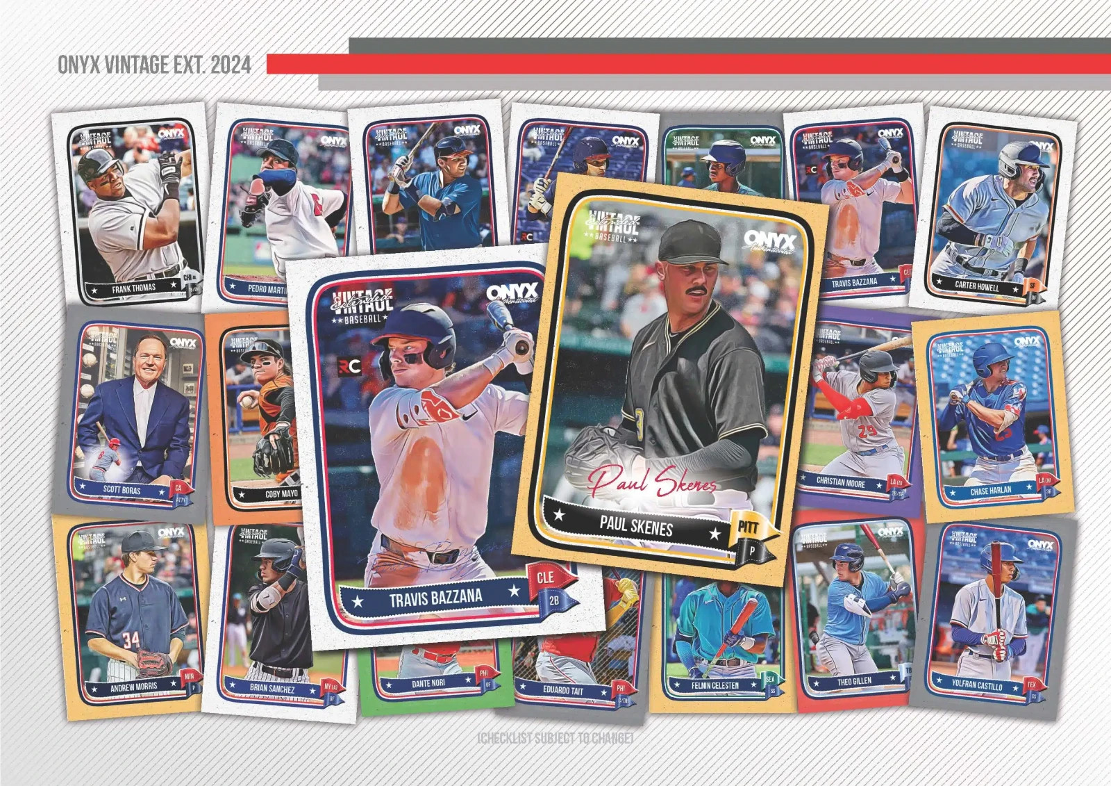 2024 Onyx Vintage Extended Series Baseball Hobby Box 4 AUTO Guarantee+5 paralels