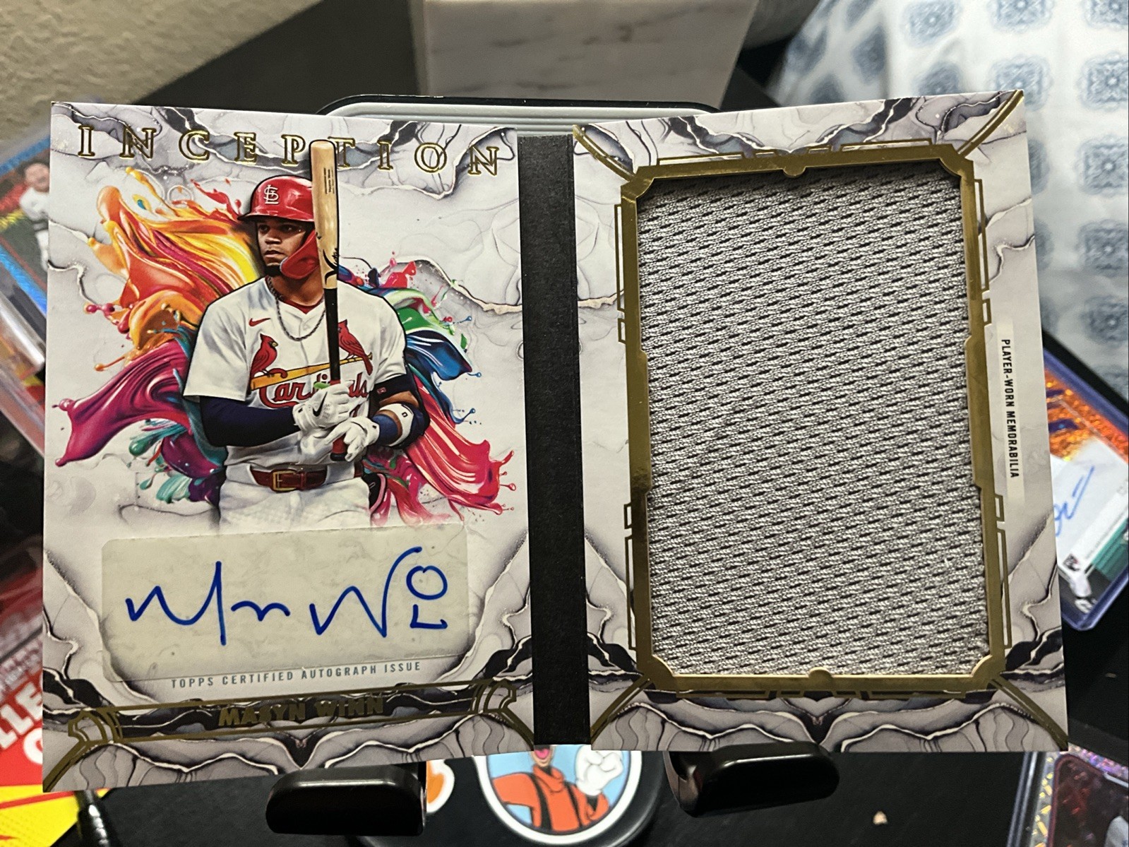 Masyn Winn Inception RPA Booklet /25 St Louis Cardinals Rookie Auto