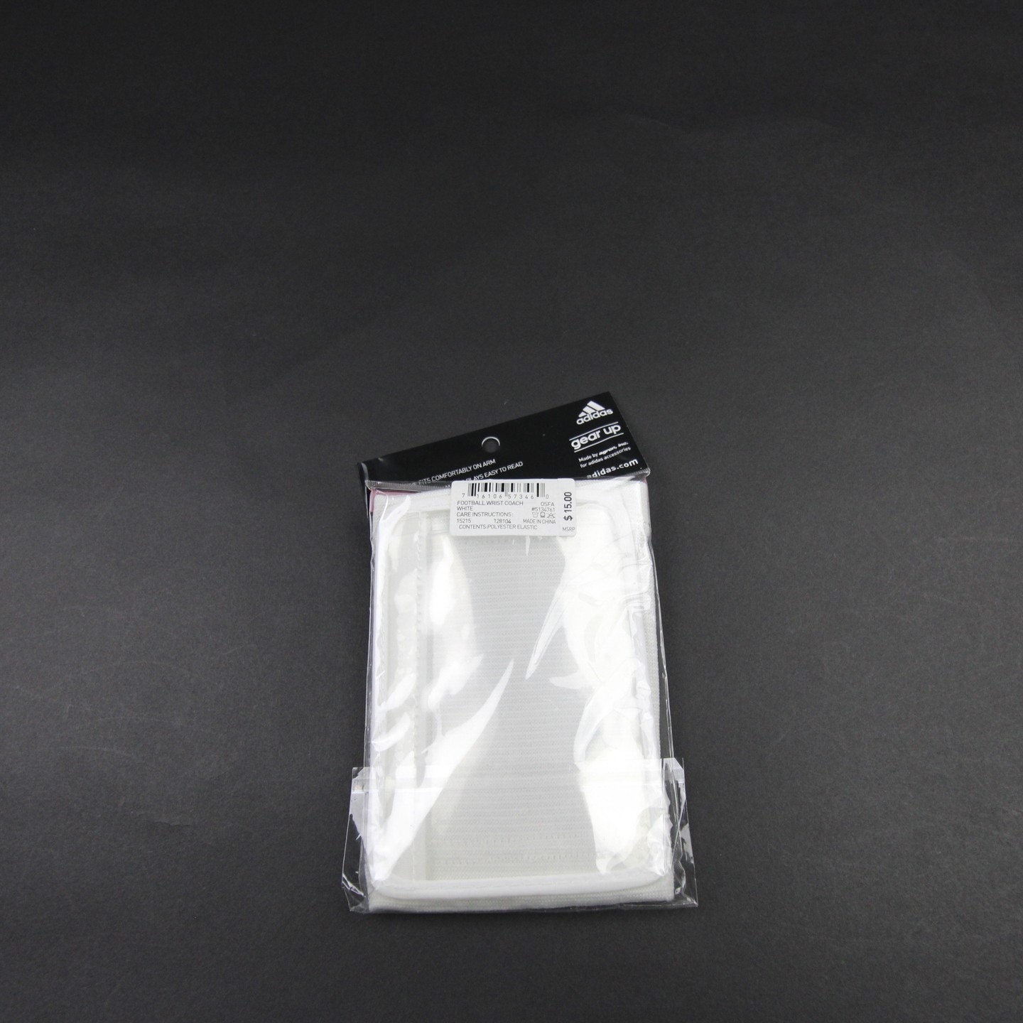 adidas Wrist Coach Men’s White New with Tags Adult
