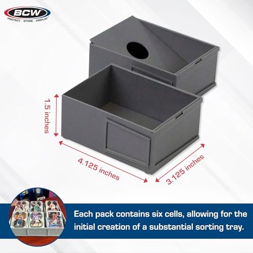 BCW Modular Card Sorting Tray | Customizable Display and Assorted Styles