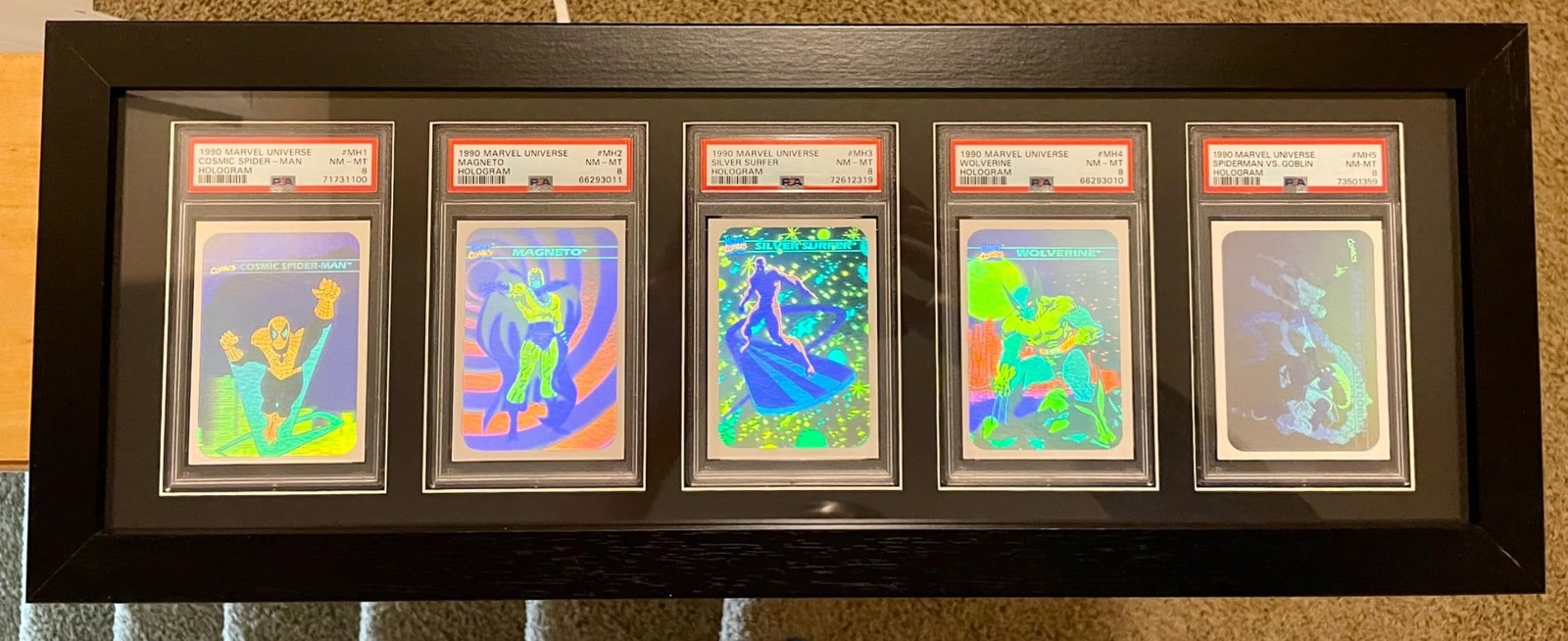 Graded Card Display Frame Wall-Mount Case for PSA CGC TAG Sports & Trading Cards