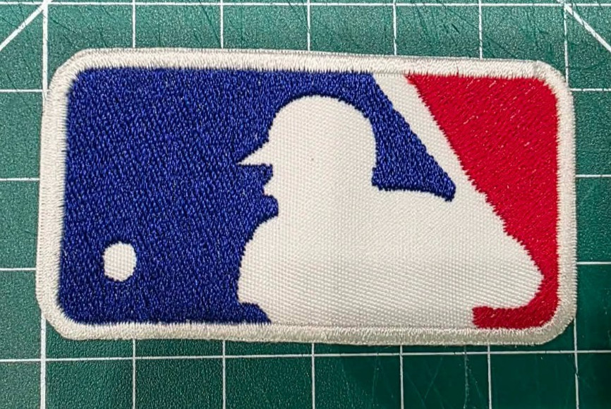 MLB Logo Embroidered Iron On Baseball Patch 1-1/4″ x 2-1/4″ for Shirt Sleeve Hat