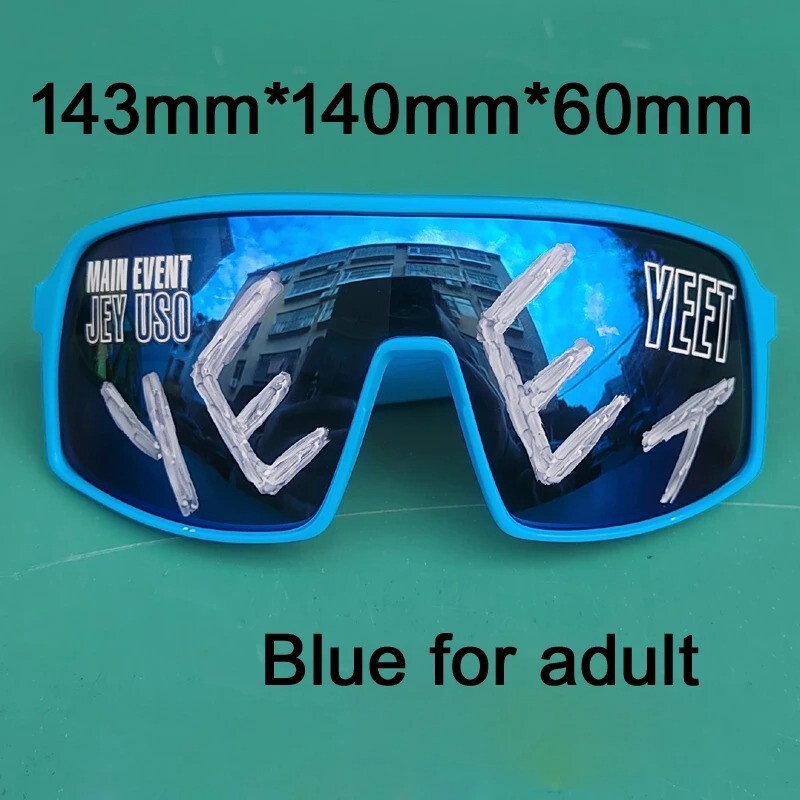 Jey Uso WWE Yeet Blue Sports Shades Glasses