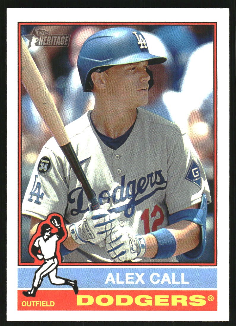 2025 Topps Heritage Baseball Card #577 Alex Call
