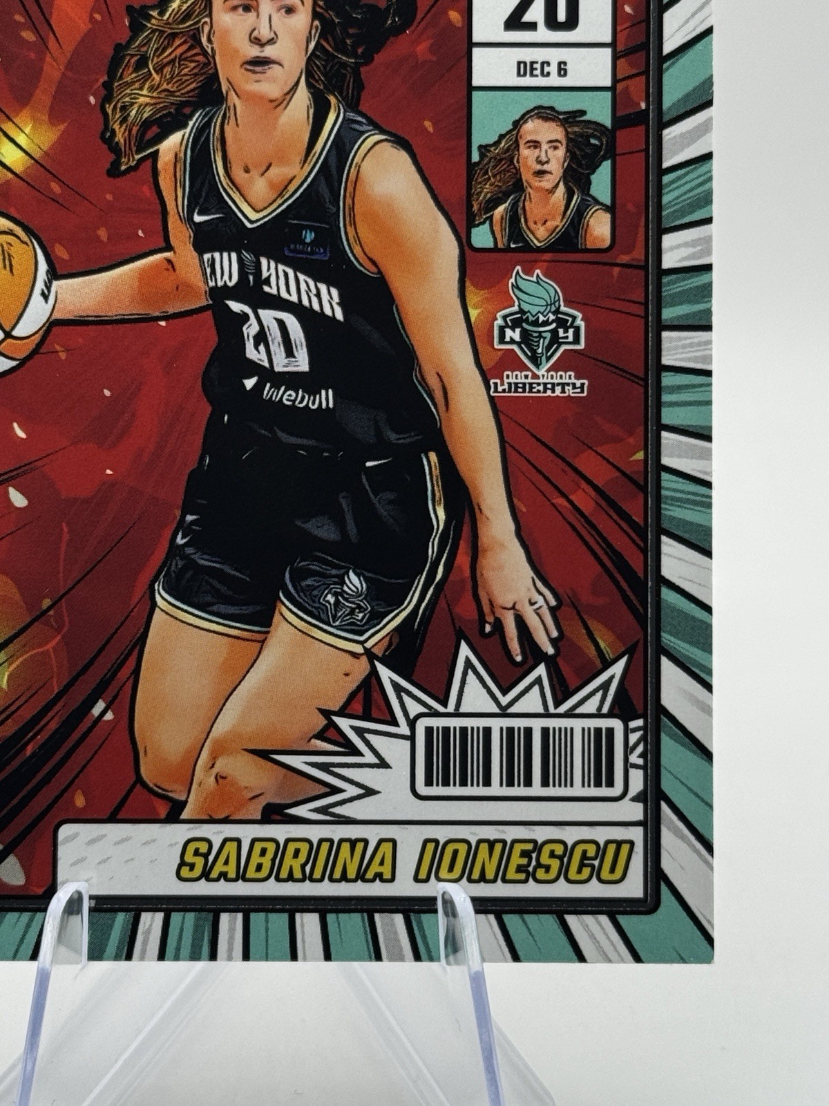 💎 2025 WNBA Panini Donruss – Sabrina Ionescu #7 Net Marvels – NY Liberty