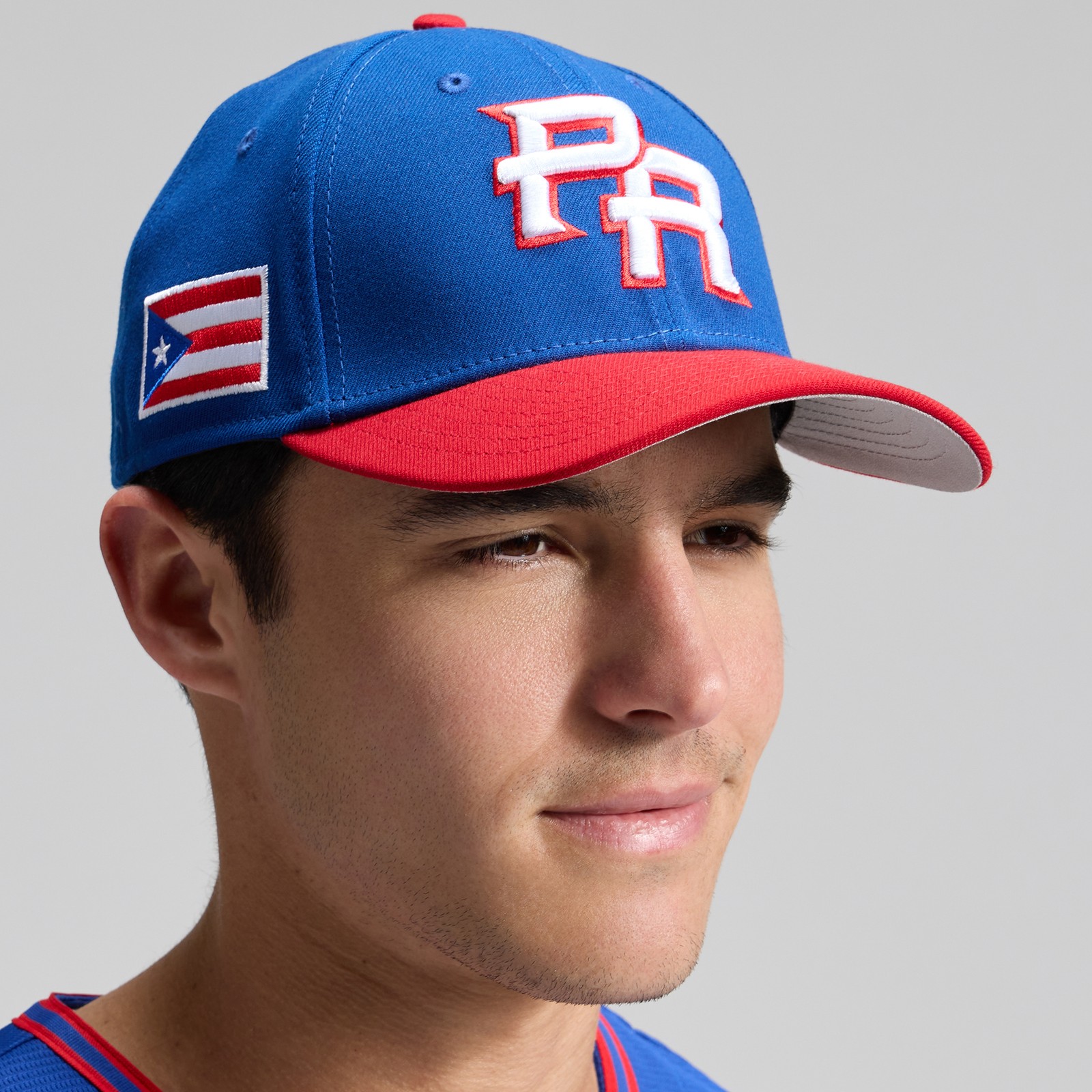 Men’s New Era Blue/Red Puerto Rico Baseball 2026 World Baseball Classic 59FIFTY