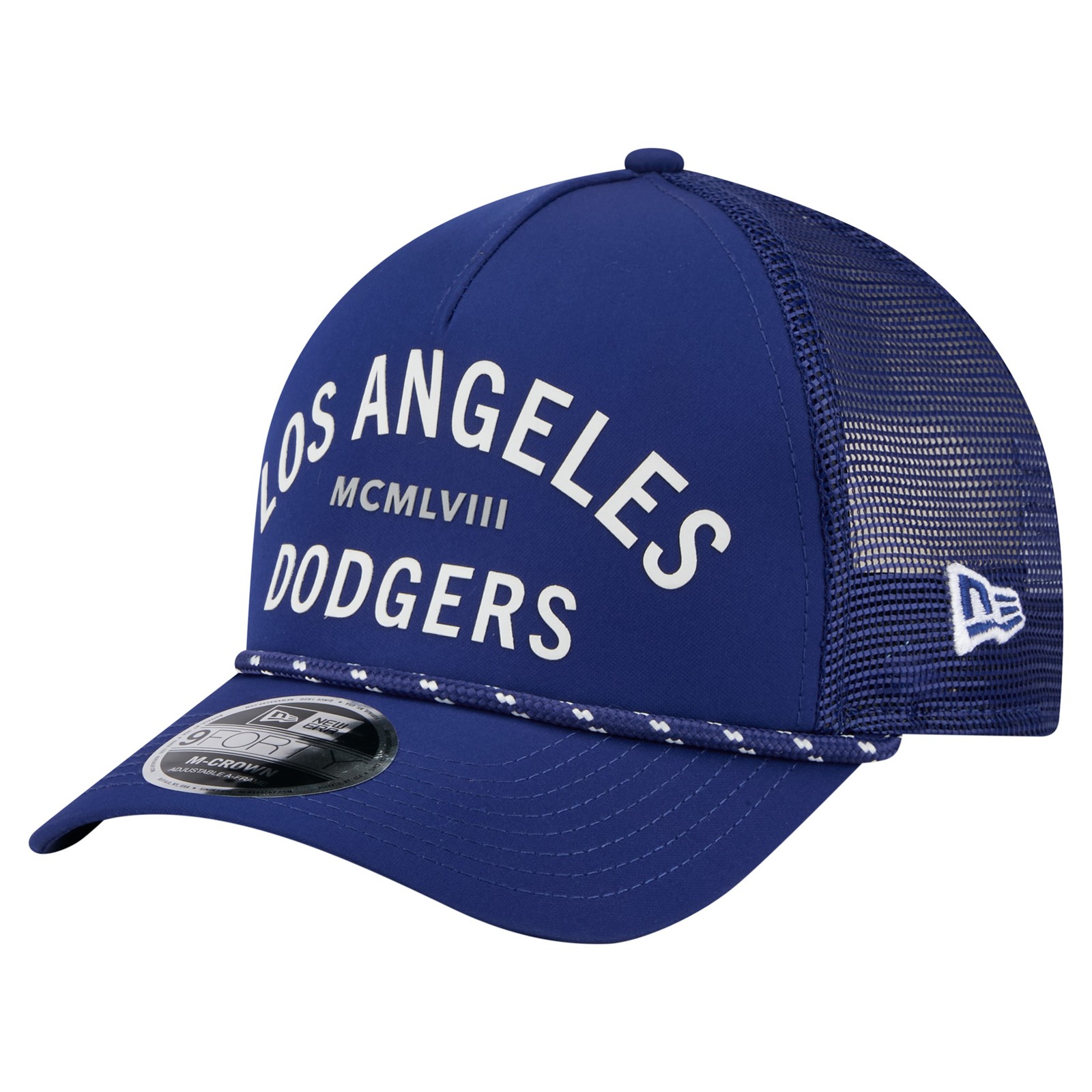 Men’s-New Era Royal Los Angeles Dodgers Minimalist 9FORTY A-Frame Adjustable