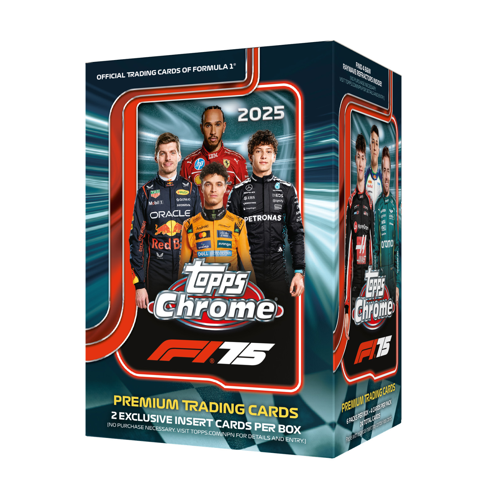 2025 TOPPS CHROME Formula 1 VALUE BLASTER BOX (24 Cards) F1 Racing New Presale