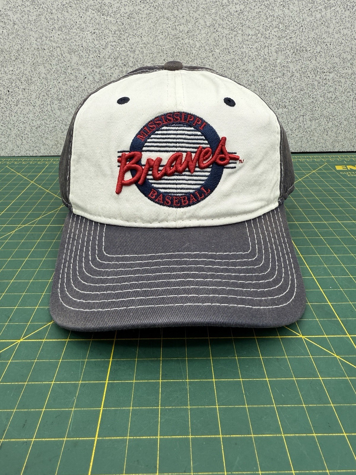 Mississippi Braves Strapback Cap Hat by The Game – Southern League Baseball