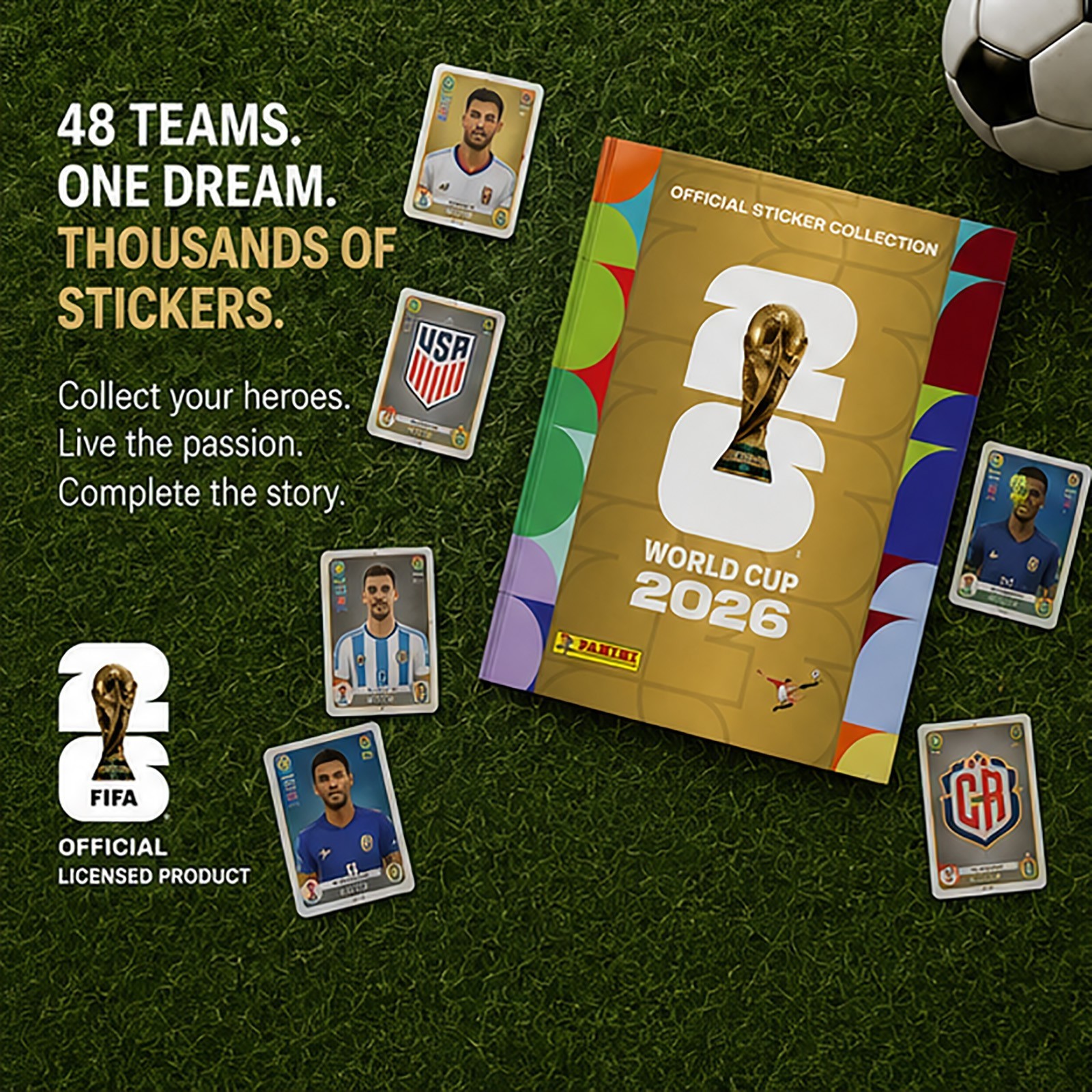 Panini FIFA World Cup 2026 Hard Cover Album Version SEALED! Collect