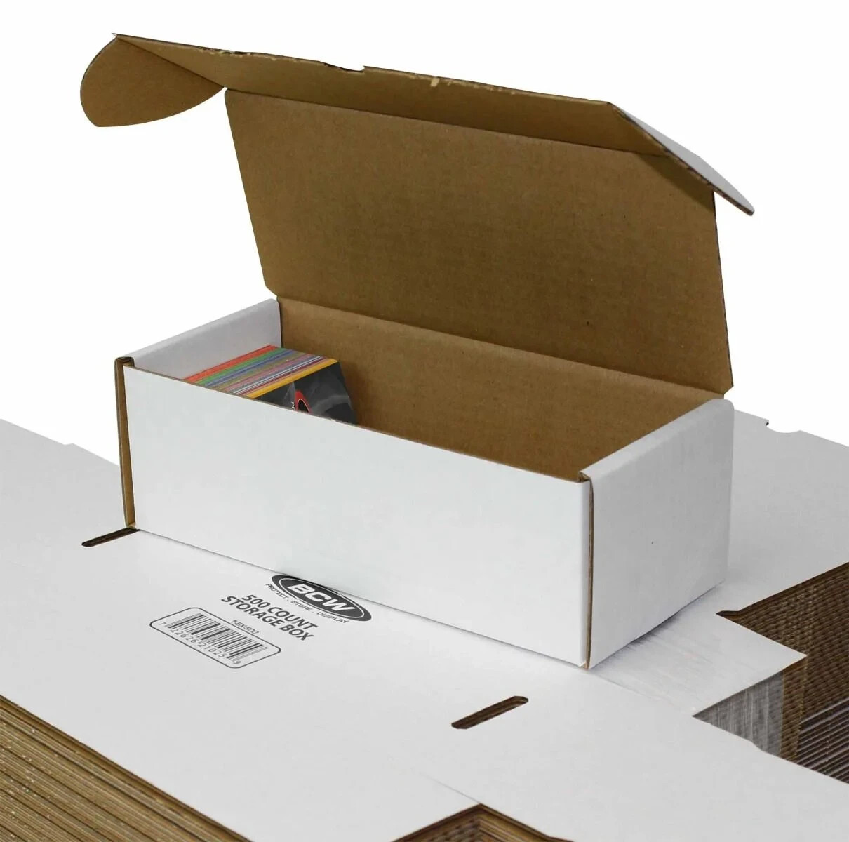 5 X BCW 500 Count Cardboard Trading Card Storage Box (1-BX-500)