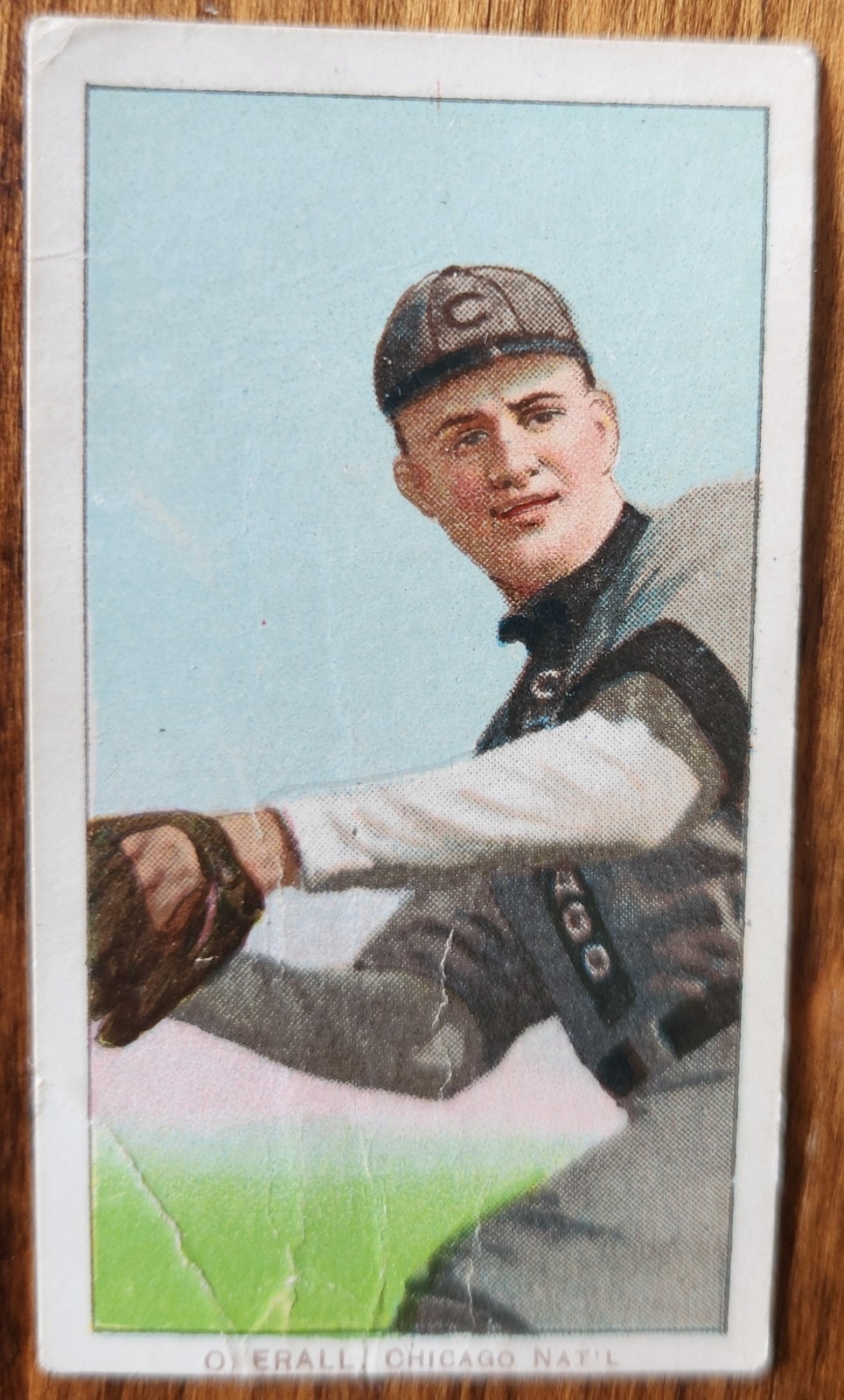 1909-11 T206 Sweet Caporal Card Lot 6 McGann Overall O’Neil Merkle Oldring PR/GD