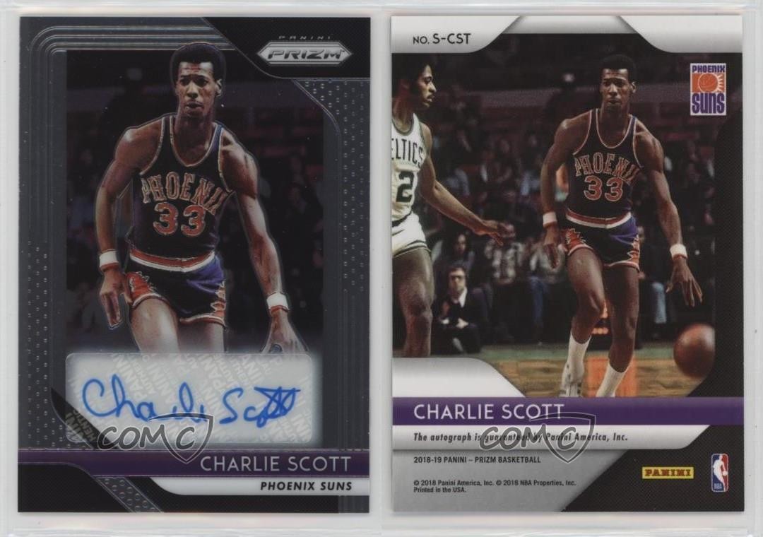 2018-19 Panini Prizm Signatures Charlie Scott #S-CST Auto HOF 1d59