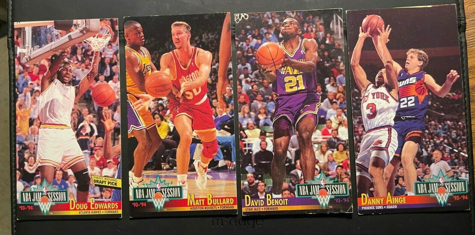 4 BASKETBALL OVER-SIZE CARDS 5 INCHES TALL FREE SHIPPING