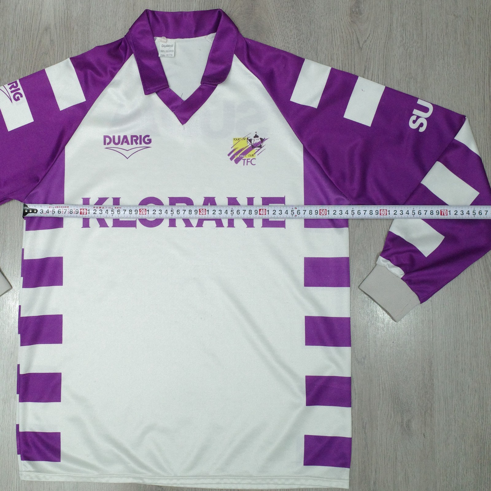 Vintage Toulouse FC 1990-92 Home Jersey L/S