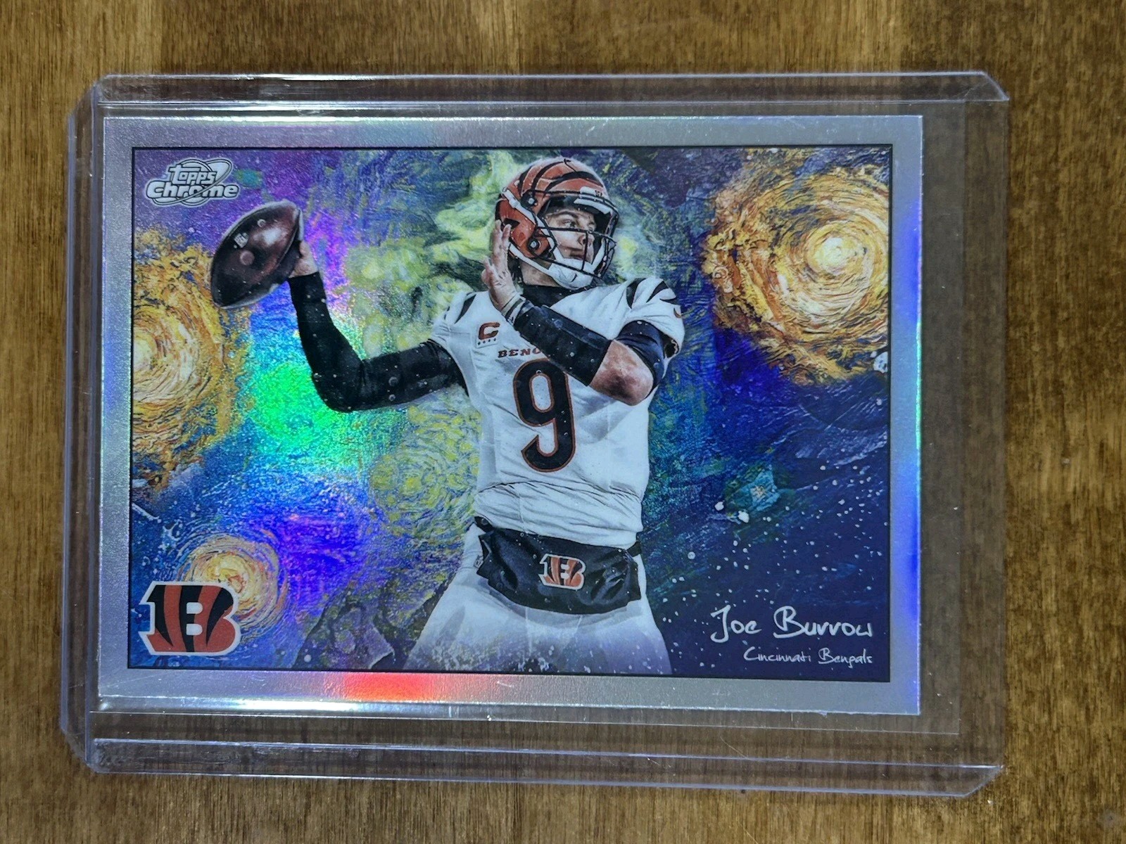 2025 Topps Cosmic Stars In The Night Joe Burrow STN-13