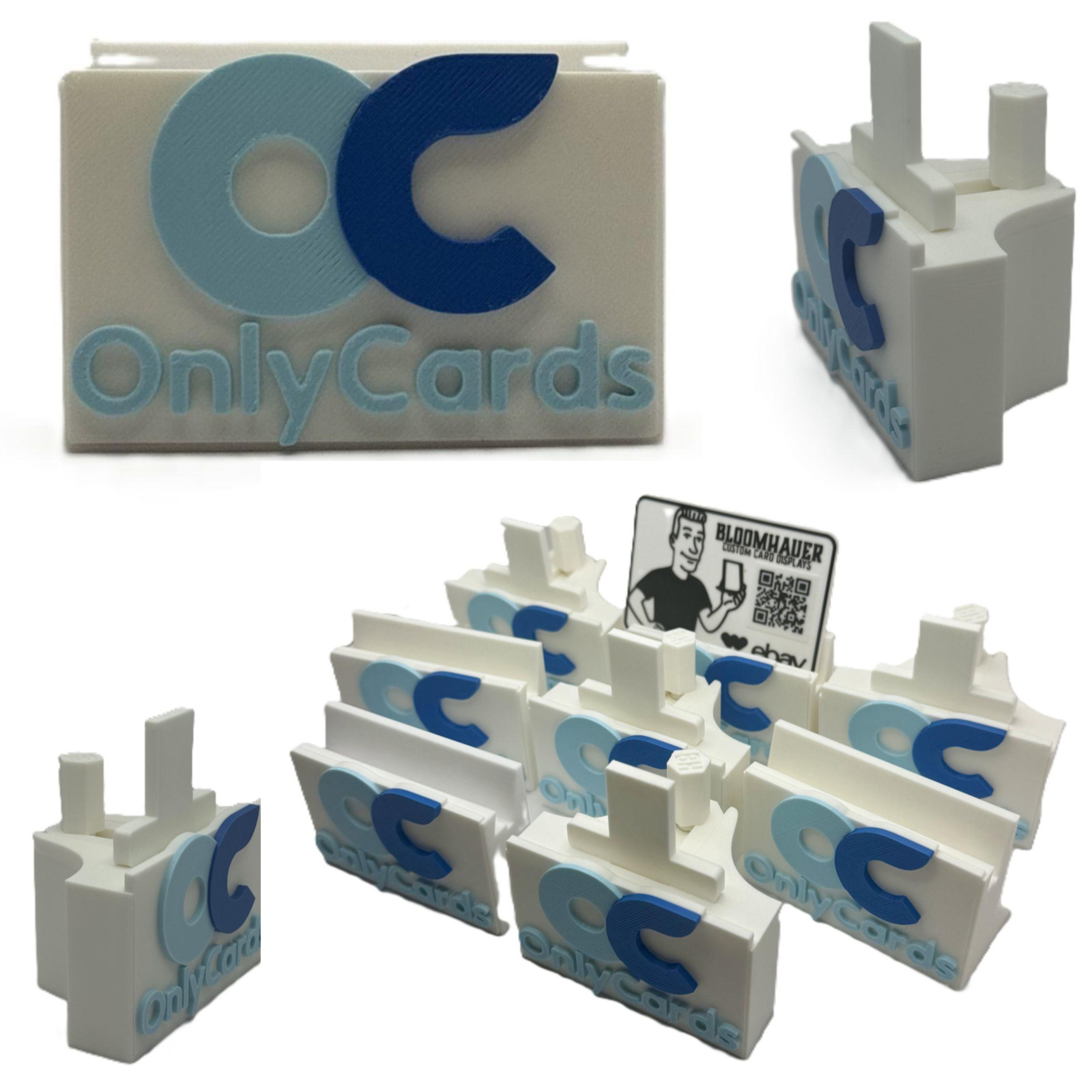 Custom Made Card Display Stands! Can Hold All Types Of Cards! Custom Logo Design