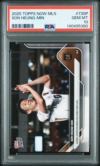 PSA10 2025 Topps Now MLS Debut #73SP Son Heung-Min LAFC Los Angeles FC