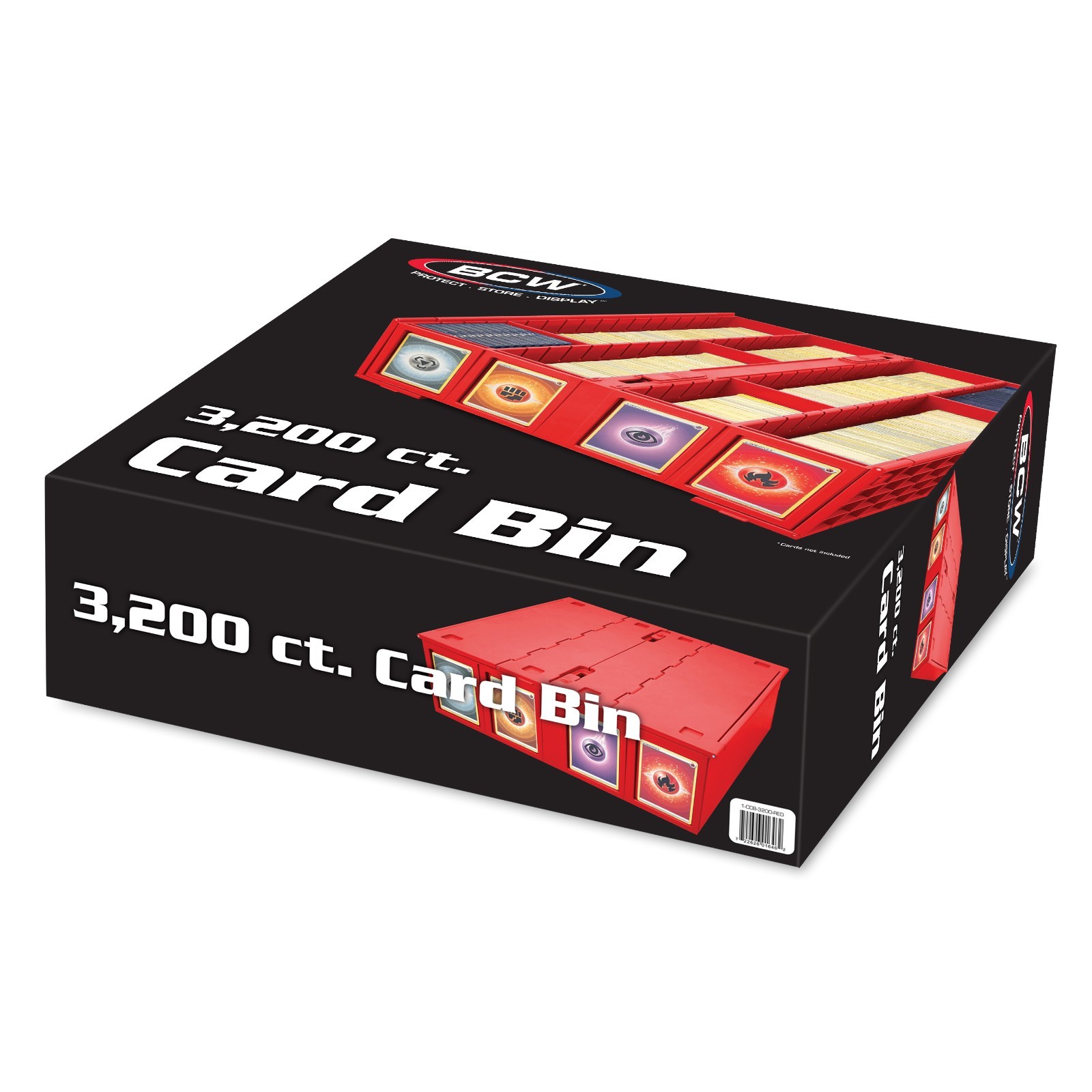 BCW Collectible Card Bin Hold Gaming Sport Toploaders Magnetic / Deck 3200 Box