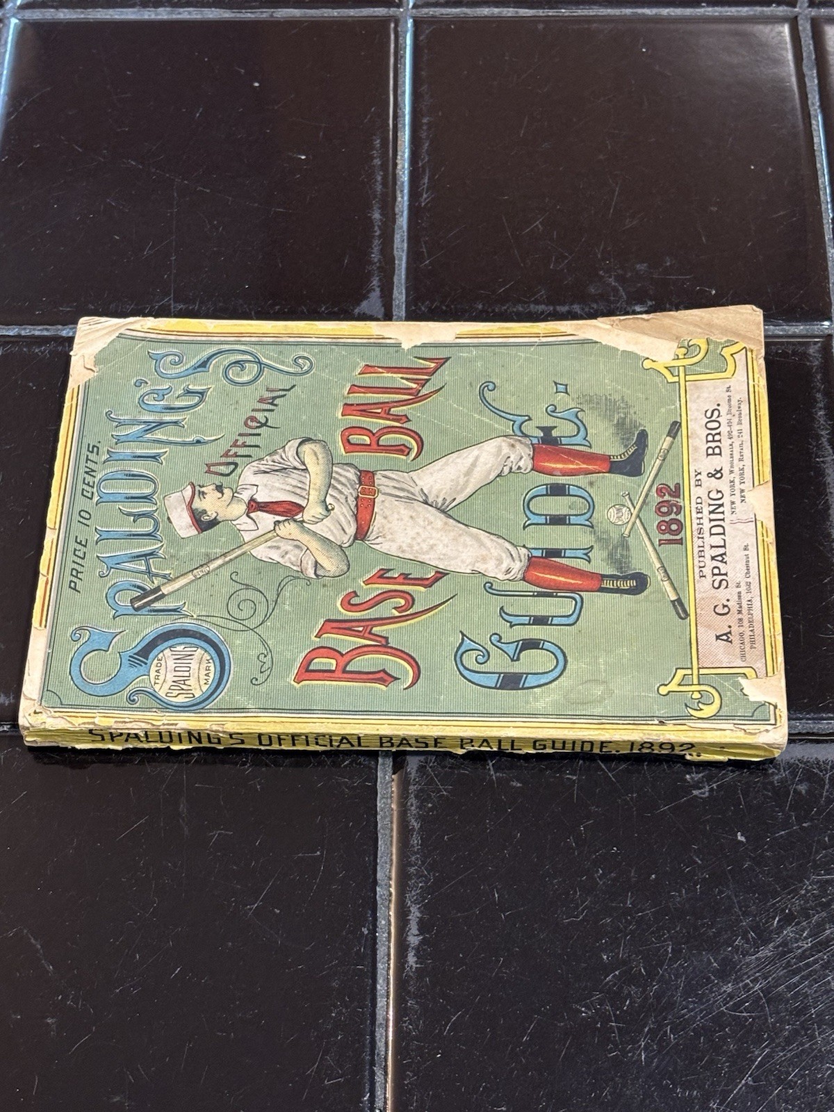 1892 Original Spalding’s Official Baseball Guide