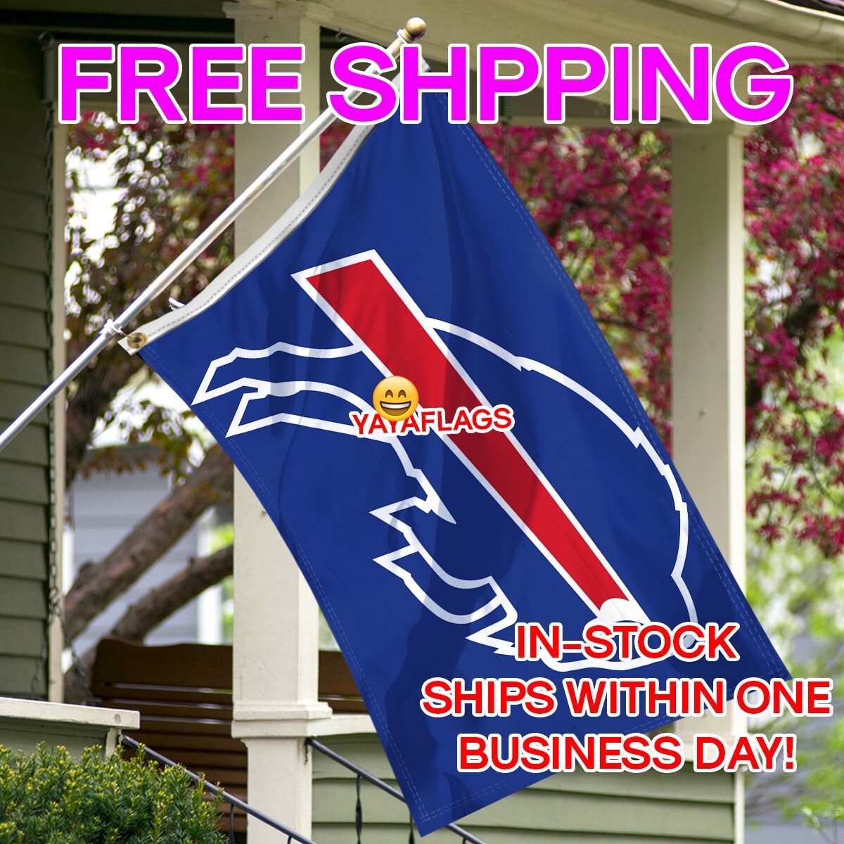 Bills Football New USA Shipping Buffalo Bill 3X5 Flag Man Cave Flag 3 X 5 Banner