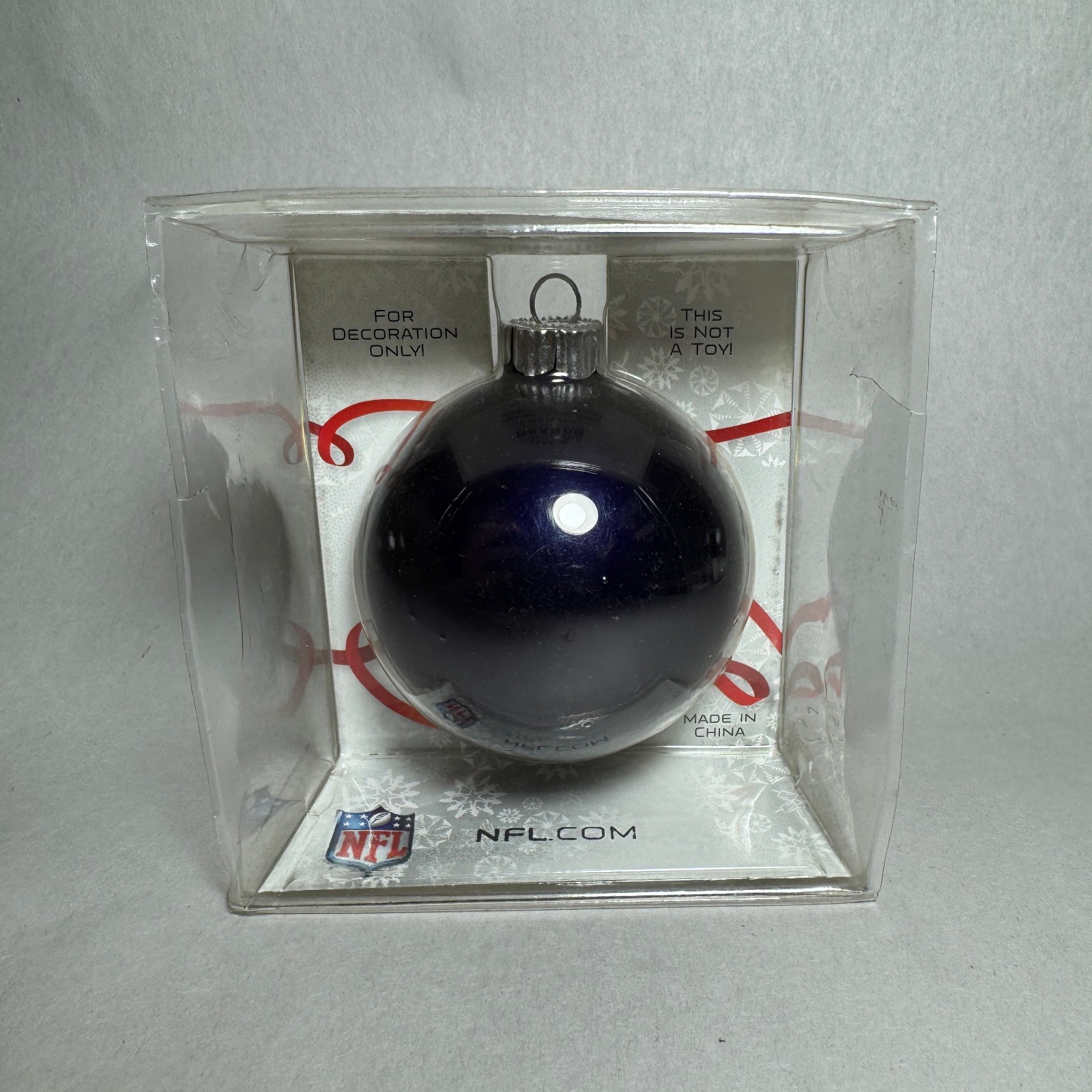 Baltimore Ravens 2.5in Glass Snowball Christmas Ornament – NFL NEW