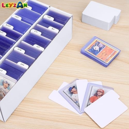 150PCS Trading Card Dividers for MTG/TCG/Sports Cards Vertical Storage Box
