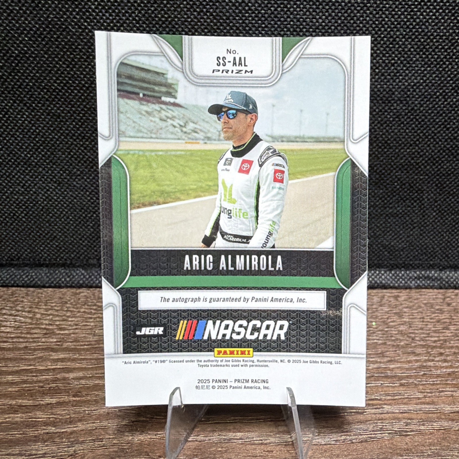 Panini 2025 Aric Almirola 6-Card Prizm Racing Sensational Signatures Autos