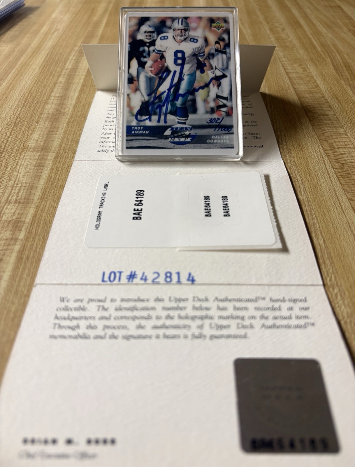 Dallas Cowboys Hall of Fame 8 Card Lot Auto Relic RC Numbered Cards See Photos