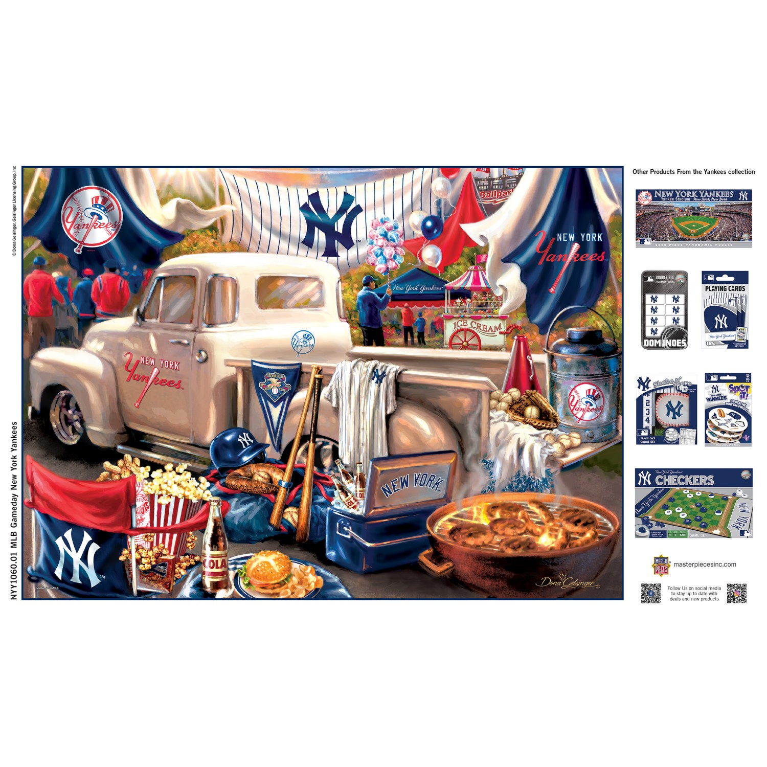 MasterPieces – New York Yankees – MLB Gameday 1000 Piece Jigsaw Puzzle