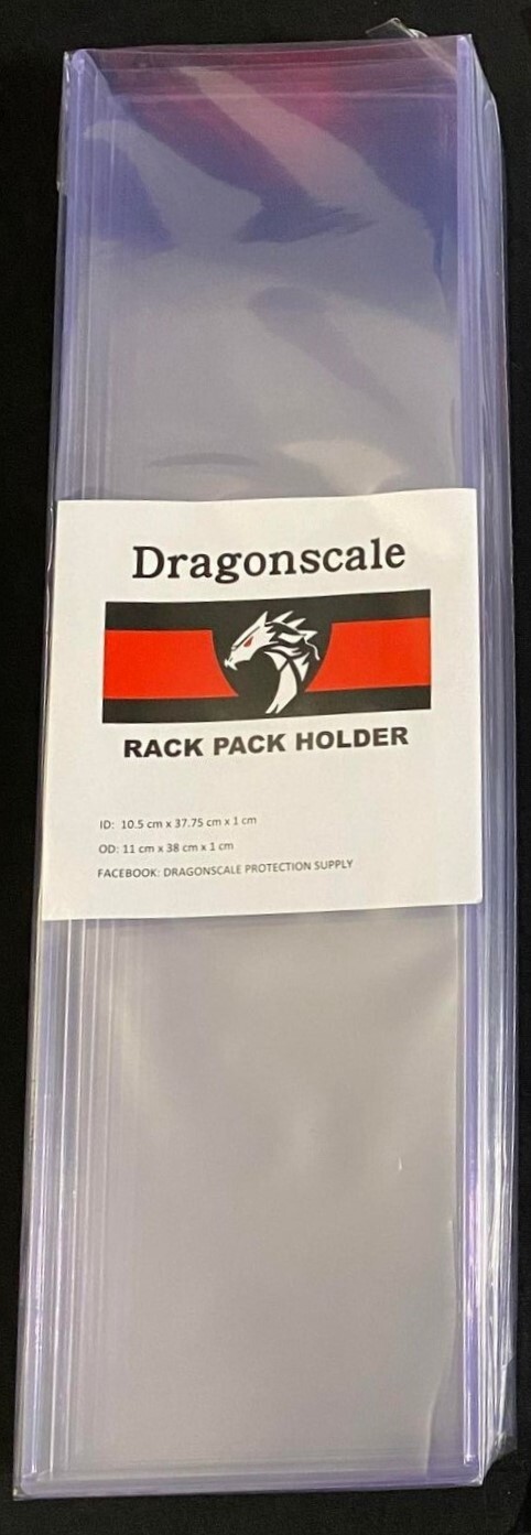 NEW PVC Rack Pack Holders pack of 5 – New size for 1981 – 1995 packs All Sports