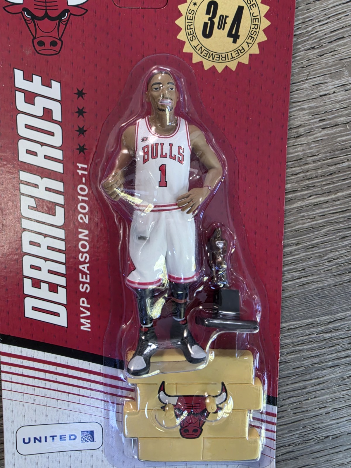 New Chicago Bulls Derrick Rose 2010-11 MVP Season Action Figure