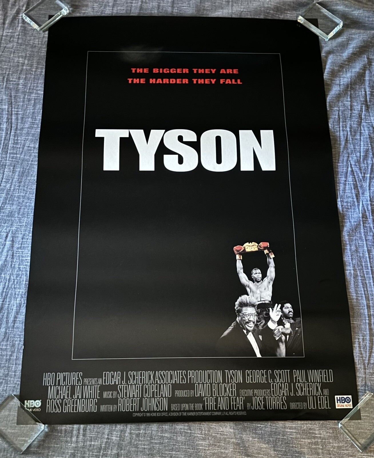 Mike Tyson – Tyson HBO Boxing Movie Original Promotional Poster – 39×27”